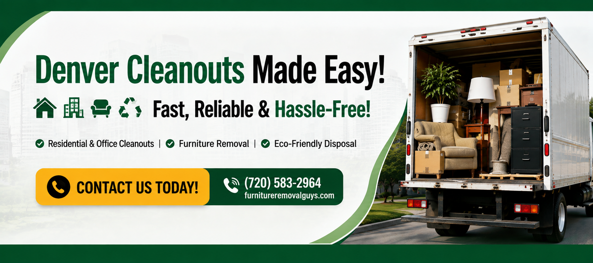 Denver cleanout services for residential and office junk removal