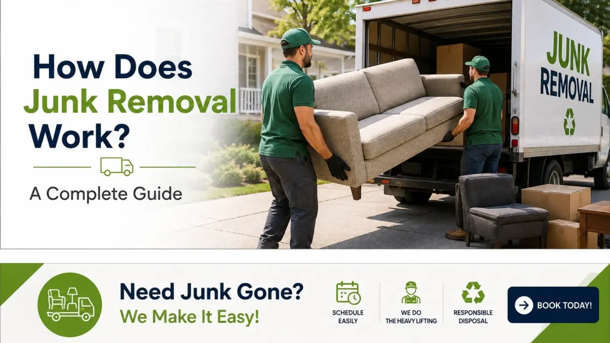 How junk removal works with professional furniture pickup and disposal