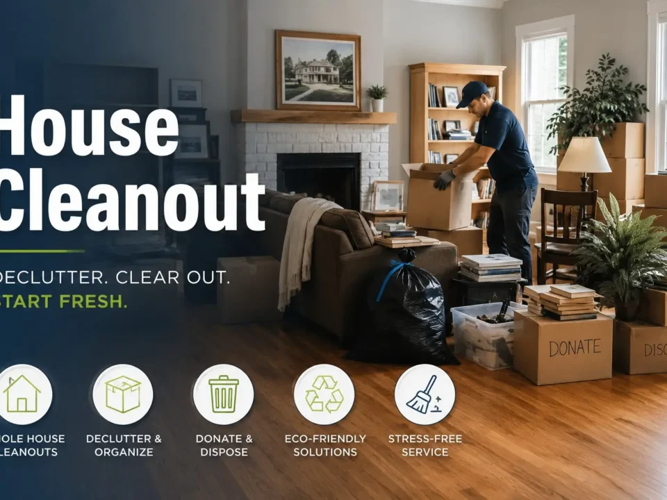 House cleanout service for decluttering and removing unwanted items